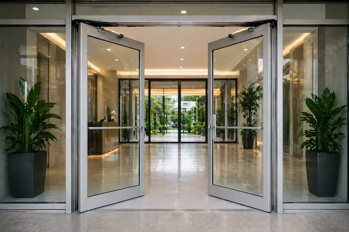 An image of Automatic swing door