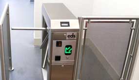 Tripod turnstile gate system for secure access control in UAE