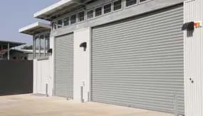 aluminium roller shutter for shopfront in Dubai UAE with modern security design