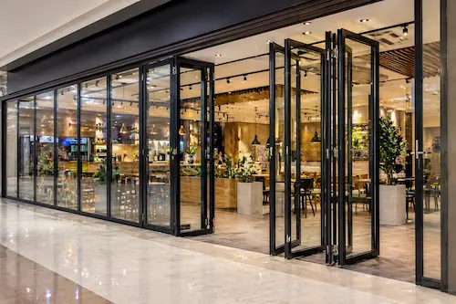 sliding folding doors connecting indoor outdoor space dubai